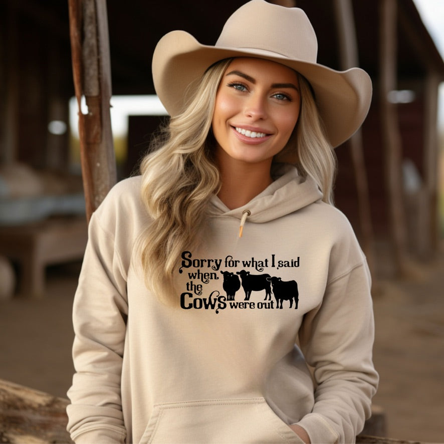 Cowgirl Hoodie "We Do Cowgirl Shit Right"