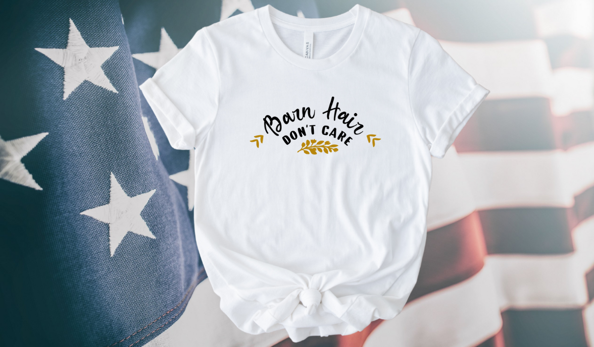 Barn Hair Don't Care Ladies Short Sleeve ...