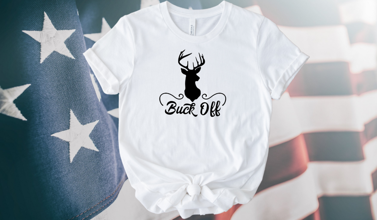 Buck Off Ladies Short Sleeve T-Shirt