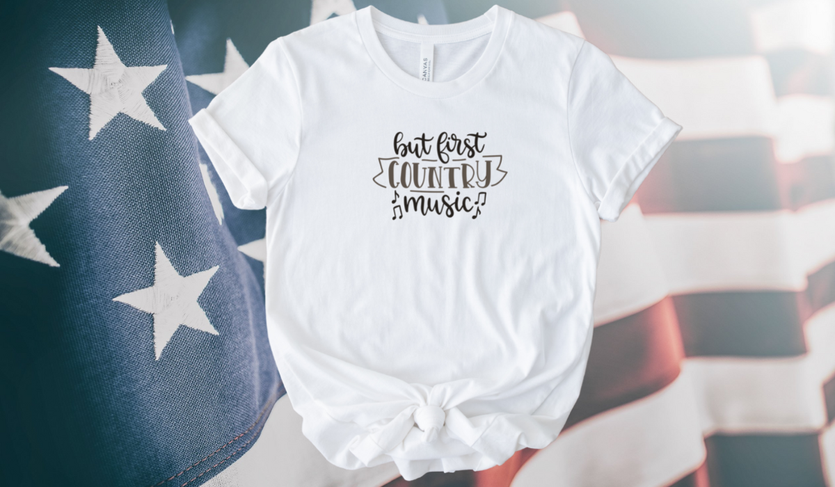 But First Country Music Ladies Short Sleeve T-Shirt