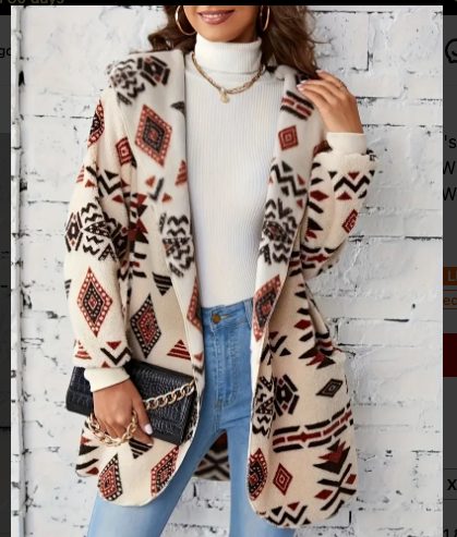 Aztec Pattern Cardigan